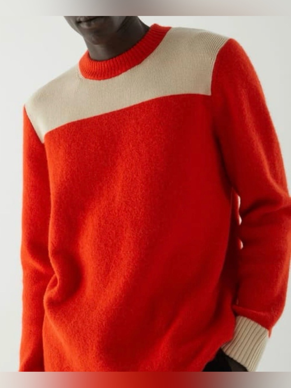 COS Alpaca Wool Crewneck Sweater Knit Knitwear Jumper Pullover